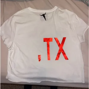 Boutique cropped Texas T shirt White thumbnail 2