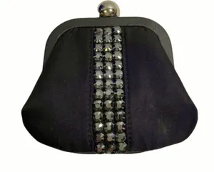 Swarovski black Monroe frame coin purse thumbnail 1