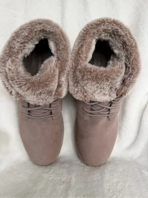 Skechers On-the-Go City 2 Winter Wishes Taupe Suede Ankle Boots 11 thumbnail 3