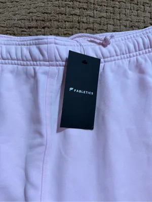 Pink Fabletics Comfort Shorts-Large thumbnail 3