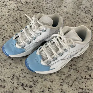 Reebok Question‎ Low White Light Blue Allen Iverson Sneakers FY2345 M5 W6.5 thumbnail 2