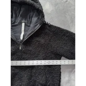 Lululemon Women's Oh So Sherpa Half Zip Black Size 6 thumbnail 8