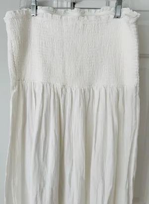 Anthropologie The Marisol Smocked Gauze Maxi Dress, Size XL thumbnail 9