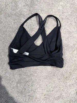 Amazon Black Sports Bra thumbnail 2