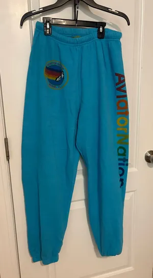 Blue Aviator Nation Jogger Sweatpants thumbnail 1