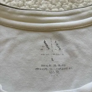 Armani Exchange White Contrast Trim V-Neck Long Sleeve T-Shirt Sz L Quietluxury thumbnail 2