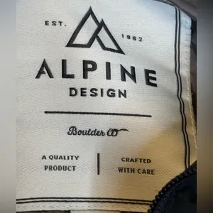 Alpine Design Black Down Filled Quilted Puffer Jacket thumbnail 3