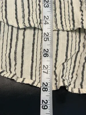 Free People Bishop Sleeves Striped Tunic Blouse Women's Size XS thumbnail 12