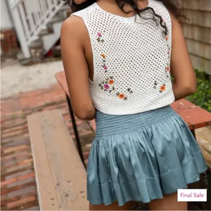 Natural Life Daisy Skort‎ in Seafoam thumbnail 3