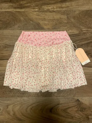 NWT! Popflex Target X Blogilates Women's Ballerina Skort Skirt Pink Size Medium thumbnail 3