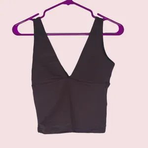 NWT Reoria Brown Plunge Deep V Neck Sleeveless‎ V Backless Tank - Small thumbnail 4
