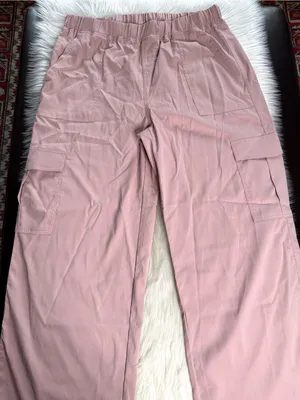 Halara Pink High Waisted Wide Leg Cargo Pants NWOT XL Reg thumbnail 2
