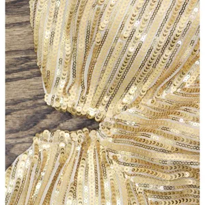 Siena Womens Sequined Spaghetti Strap Sweetheart Neck Midi Dress Gold Yellow 8 thumbnail 7