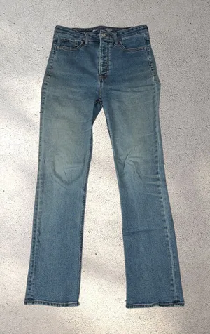 Old Navy Extra High Rise Kicker Bootcut Jeans Women's 8 Button Fly Western Y2K thumbnail 1