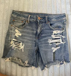 American Eagle Shorts Denim High-Rise Stretch thumbnail 1