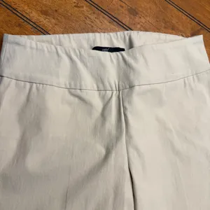 Up! Pants Womens Beige Wide Leg Stretch Pants Size 6 Made‎ in Canada thumbnail 3