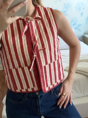 Sézane Ellio Jacket Reversible Vest thumbnail 3
