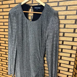 Veronica Beard‎ Cyrus Black Shimmer Dress Size Large thumbnail 3