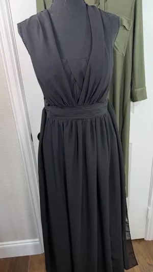 Birdy Grey Grace Convertible Bridesmaid Dress in Black thumbnail 1