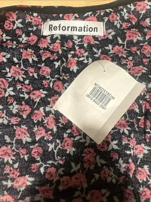 NWT Reformation Judith Midi Wrap Dress Sz S thumbnail 7