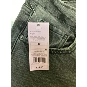 Wild Fable Womens High-Rise Tapered EasyRigid Distressed Jeans Black Size10 28L. thumbnail 5