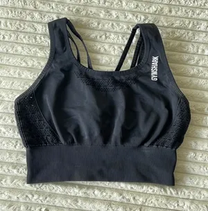 Gymshark Sports Bra Black Small thumbnail 1
