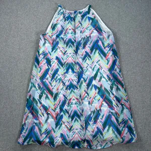 Cupcakes & Cashmere Abstract Colorful Mini Dress Women X-Small Sleeveless Halter thumbnail 8