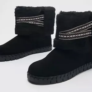 MUK LUKS Women's Black Suede Boots - Size 7‎ thumbnail 1