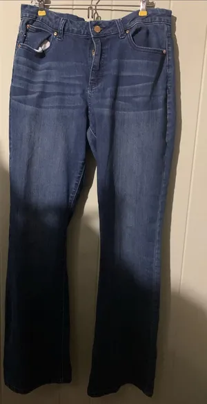 Jennifer Lopez Dark Blue Flare Jeans thumbnail 1