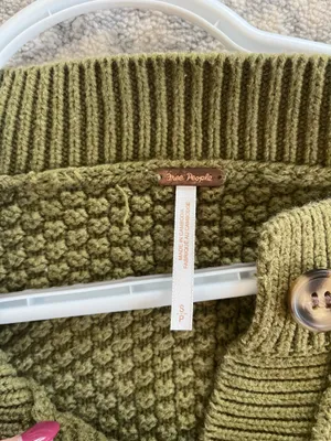 Free People Sweated Knit Green thumbnail 3