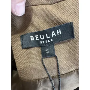 NWT Beulah Style Love, Quin Navaeh Camel Blazer Jacket‎ Size S Princess Seams thumbnail 6