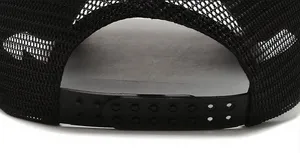 Camo/Black American Flag Hat - Tactical Military Snap Back Trucker Baseball Cap thumbnail 2