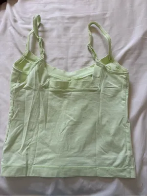 Free People Intimately | Light Green Spaghetti Strap Tank Top Cami | Small thumbnail 3