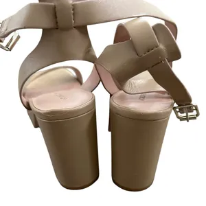 Nordstrom nude platform block heels size 8 thumbnail 3