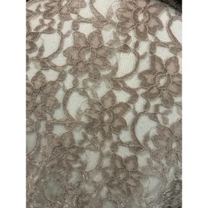Floral Lace Blouse Button Down See Through Beige Long Sleeve Romantic Boho Chic thumbnail 9