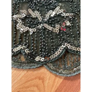 Love Culture‎ Sheer Green and Gold Sequin Tank thumbnail 5