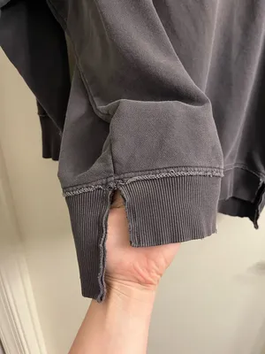 Aerie Grey Crewneck Pullover Small thumbnail 5