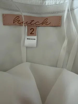 Hutch Patricia Textured Strapless Mini Dress White Bridal Size 2 NWOT thumbnail 4
