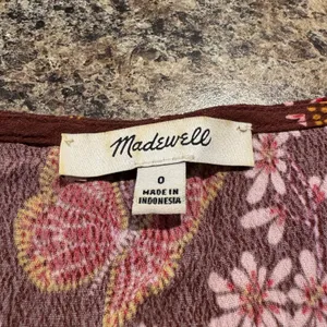 Madewell Womens‎ Top Butterfly Sanctuary Wrap Tie Sleeve Burgundy Size 0 thumbnail 3