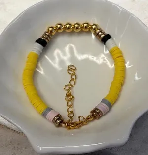 Back to school pencil bracelet Yellow thumbnail 1