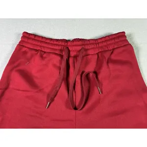 Red Unisex Jogger Sweatpants Drawstring Elastic Waist Classic Minimalist Small‎ thumbnail 3