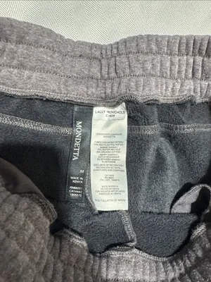 Mondetta Charcoal Gray Fleece Joggers thumbnail 2