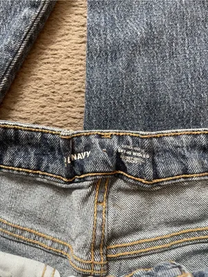 Old navy Classic High-Rise Straight wide Leg Jeans - Dark Blue thumbnail 3