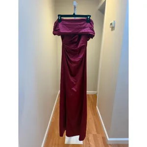 Babyboo GWENDOLYN MAXI DRESS - BURGUNDY NWT Size XS thumbnail 5