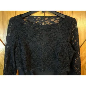 Lauren Ralph Lauren Black Lace Women’s Dress SZ-12P (8647) thumbnail 3