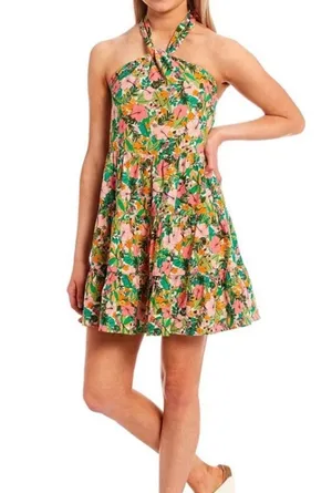 VICI | Floral Halter Dress thumbnail 1