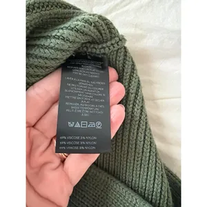 Maeve Green Square Neck Wide-Sleeve Sweater XXS thumbnail 9