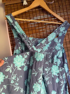 Free People Meet Me in Maui Floral Open Back Mini Dress Medium $128 thumbnail 7
