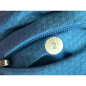 Lululemon Run In The Sun Shorts Blue White Trim Zipper Pocket Size 2 Liner Track thumbnail 8