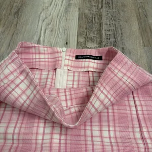 Brandy Melville plaid mini skirt pink thumbnail 3